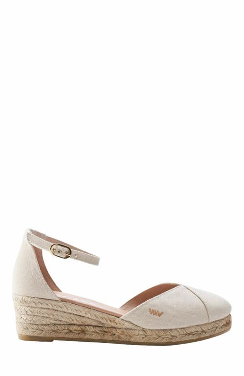 VISCATA Formiga Canvas Espadrille Wedges in Beige  product