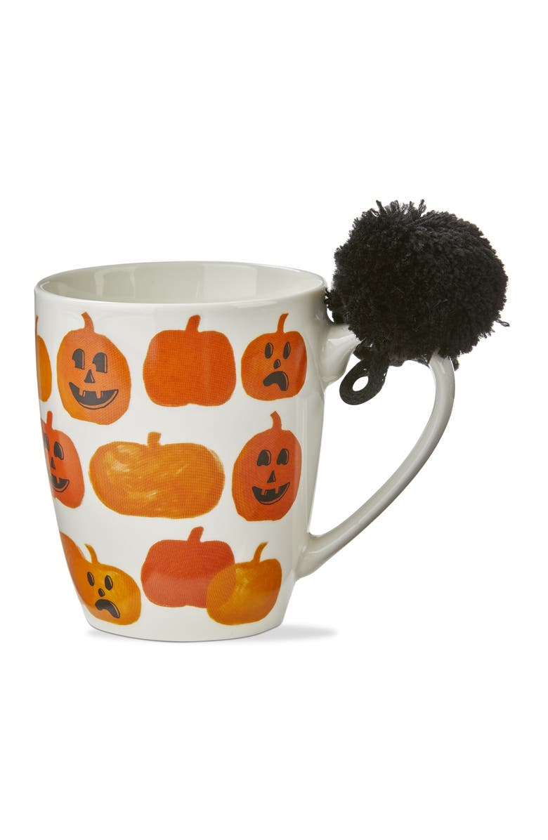 tag Jack O'Lantern Pumpkin Mug Halloween Drinkware Bone China, Main, color, Orange