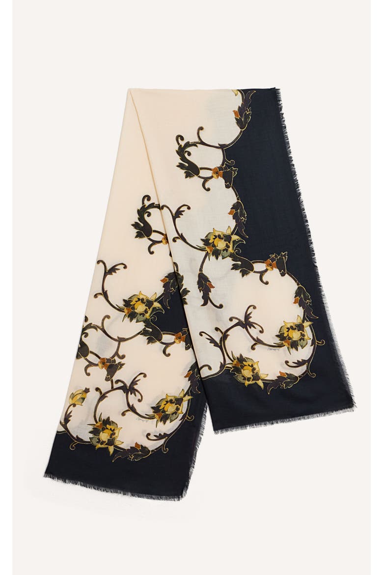 Scarf, Alternate, color, Buttercup Placée Black