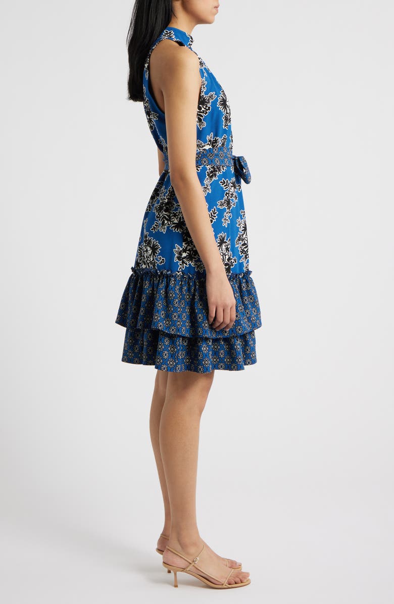 Sam Edelman Bandana Layered Ruffle Sleeveless Dress, Alternate, color, 