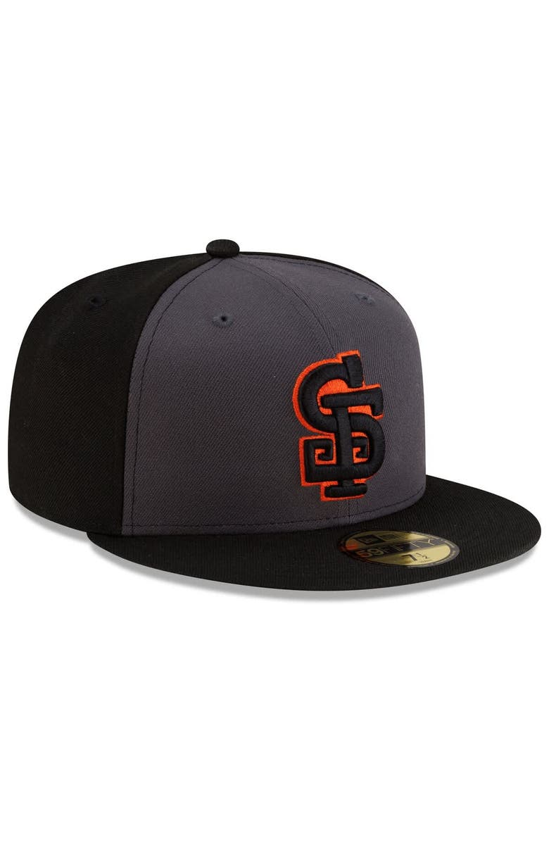 New Era Men's New Era  Gray/Black San Francisco Giants Authentic Collection Alternate 59FIFTY Fitted Hat, Alternate, color, Gray