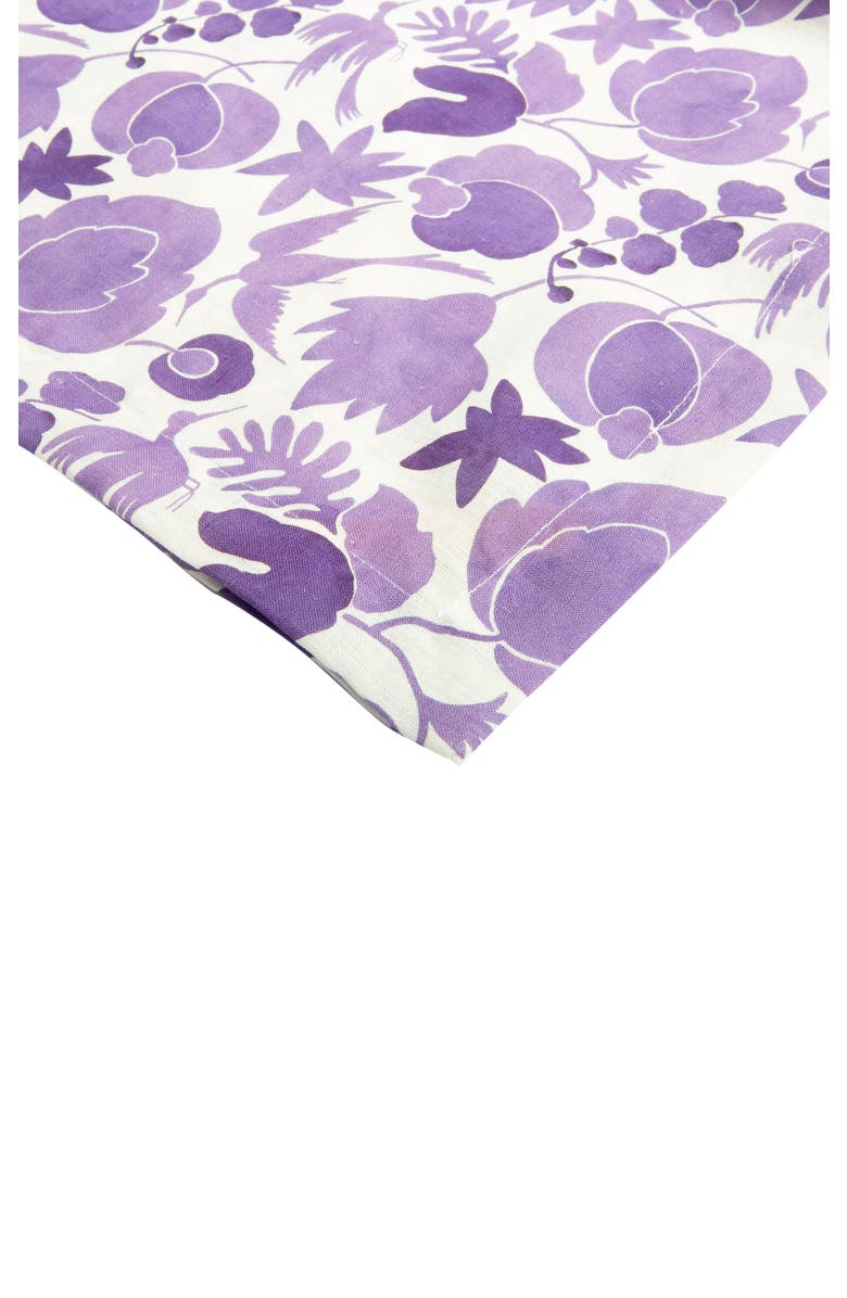 La DoubleJ Medium Tablecloth (180X280) Wildbird Viola Purple, Alternate, color, Wildbird Viola Purple