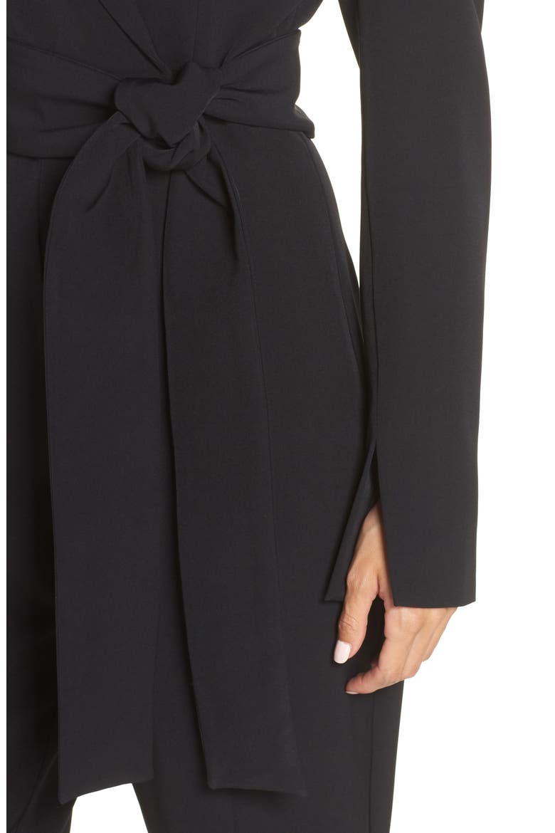 Tuxedo Jumpsuit, Alternate, color, BLACK