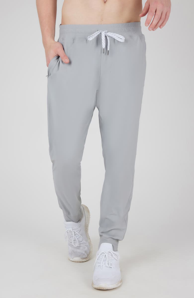 90 DEGREE BY REFLEX Warp X Fast Line Joggers, Alternate, color, Sleet