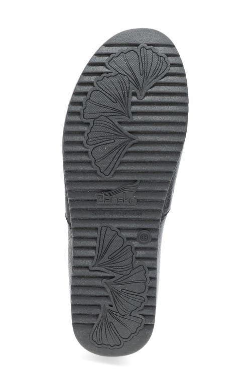 Dansko Meara Milled Leather Clog In Black