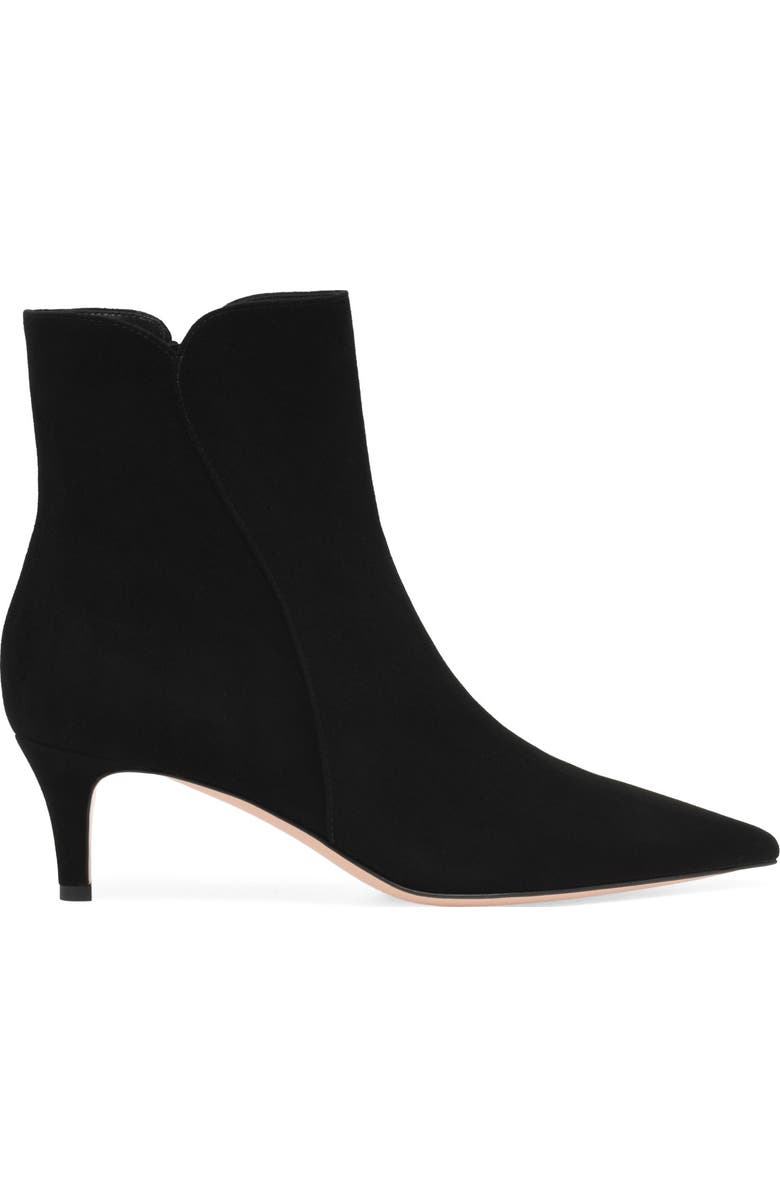 Gianvito Rossi Levy 55 Booties, Main, color, Black Suede