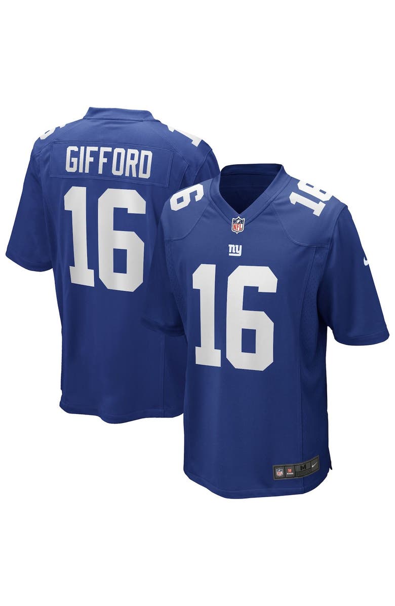 Nike Men's Nike Frank Gifford Royal New York Giants Game Retired Player Jersey, Main, color,