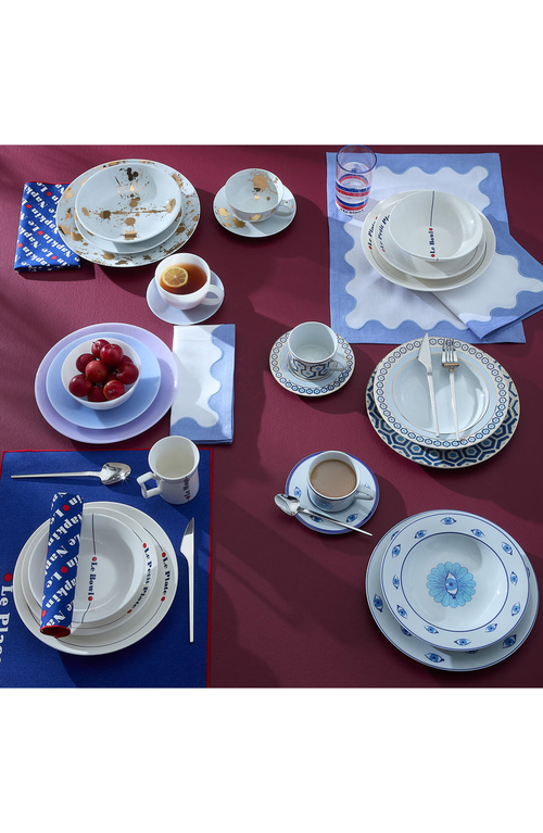 Jonathan Adler Le Platter Serving Platter In White/blue/red