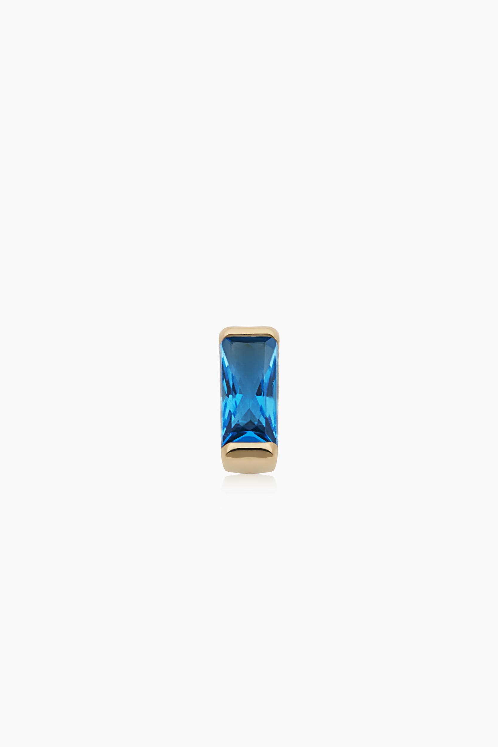 Yellow Gold - Blue Zirconia
