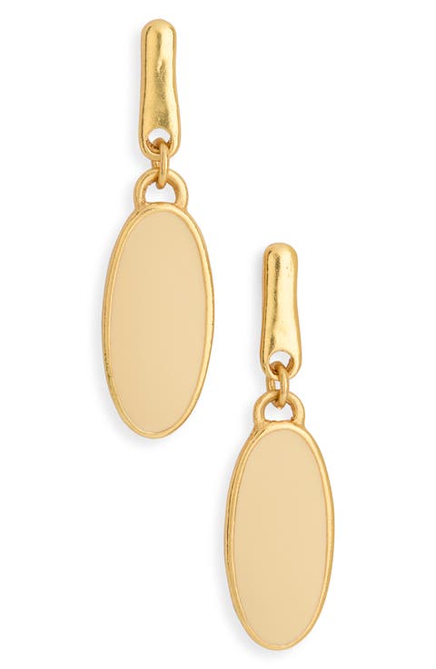 Enamel Drop Earrings