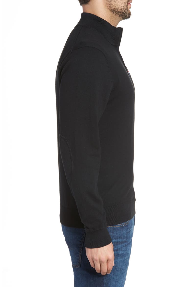 Buffalo Bills - Lakemont Regular Fit Quarter Zip Sweater, Alternate, color, BLACK