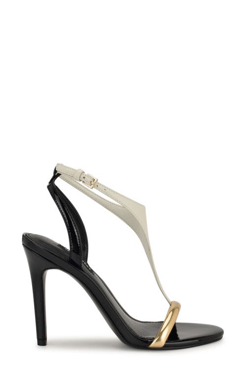 Nine West Miaza T-strap Stiletto Sandal In Black