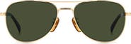 David Beckham Eyewear 56mm Pilot Sunglasses