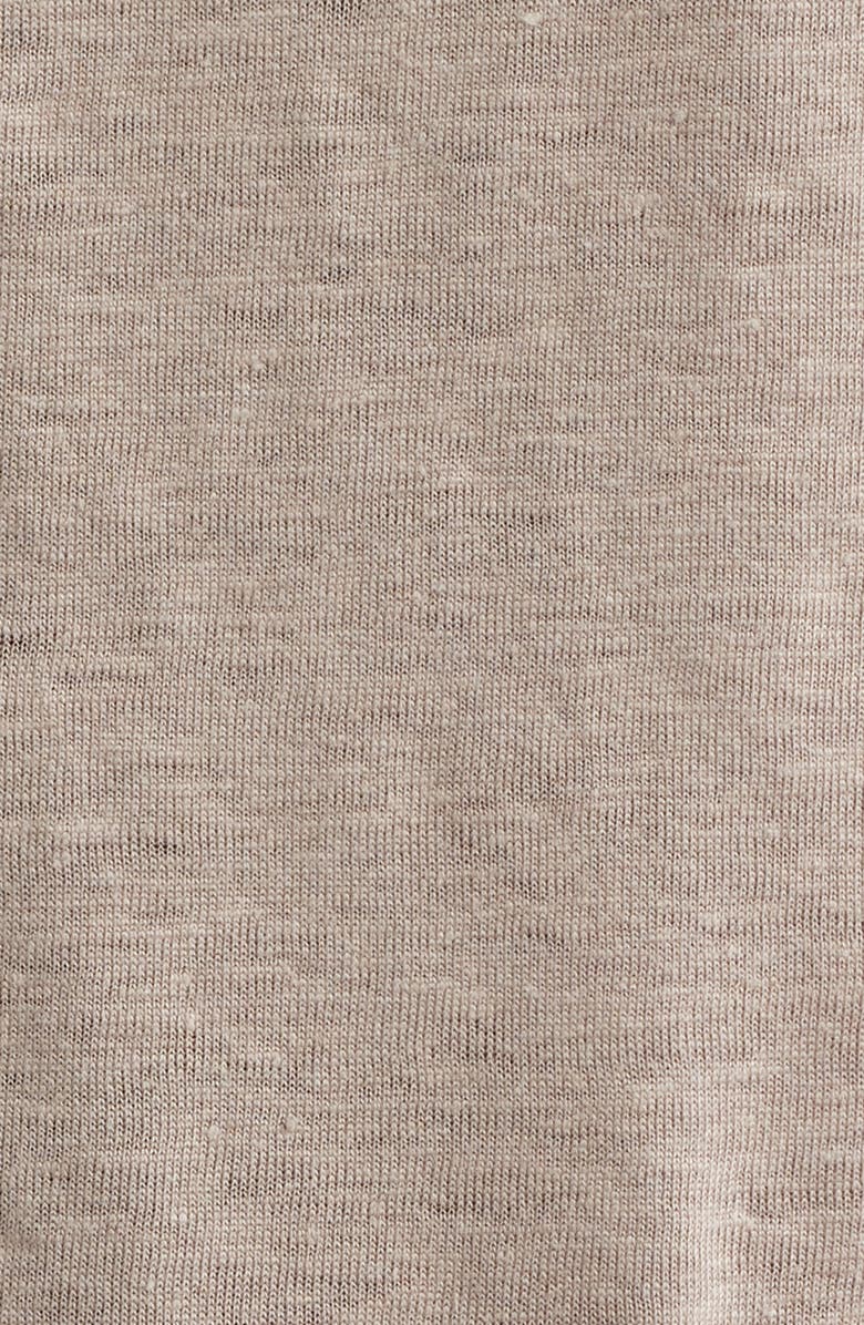 Peter Millar Asinto Tailored Fit Slub Linen Polo, Alternate, color, Biscotti