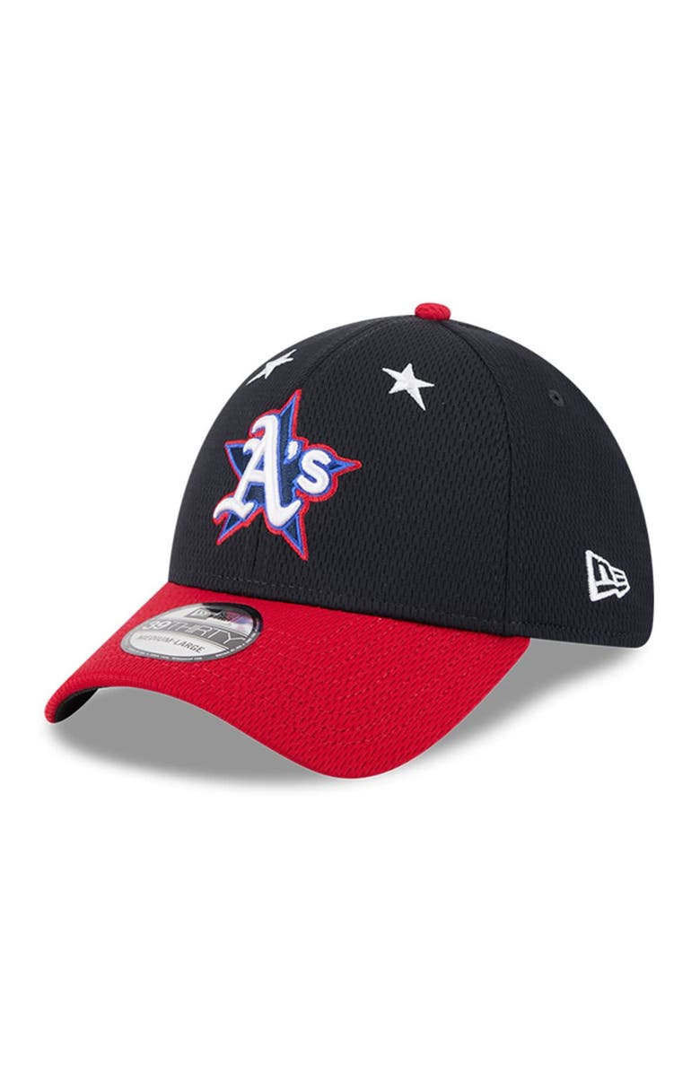 New Era Men's New Era Navy/Red  Athletics 2025 MLB All-Star Game Workout 39THIRTY Flex Hat, Alternate, color, Navy