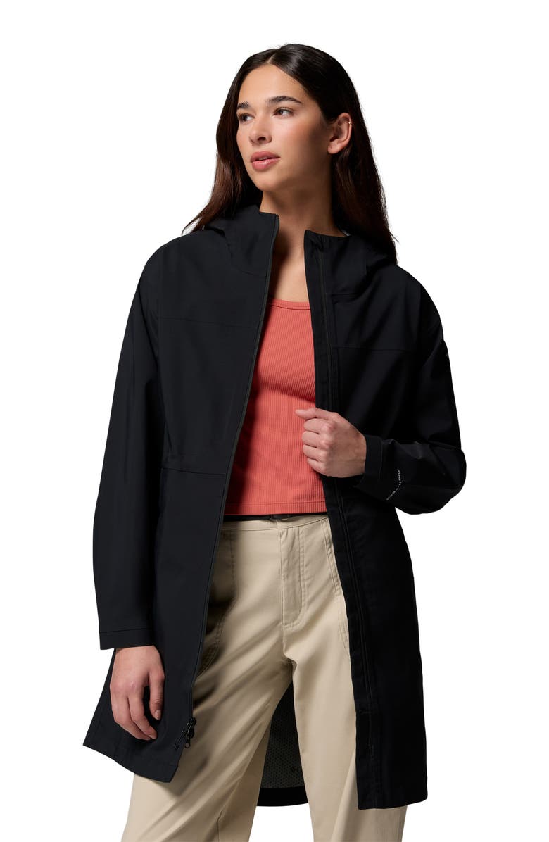 Columbia Weekend Adventure II Long Jacket, Alternate, color, Black