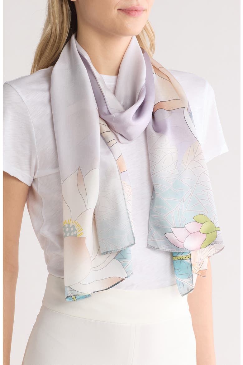 La Fiorentina Floral Silk Scarf (Women) | Nordstromrack