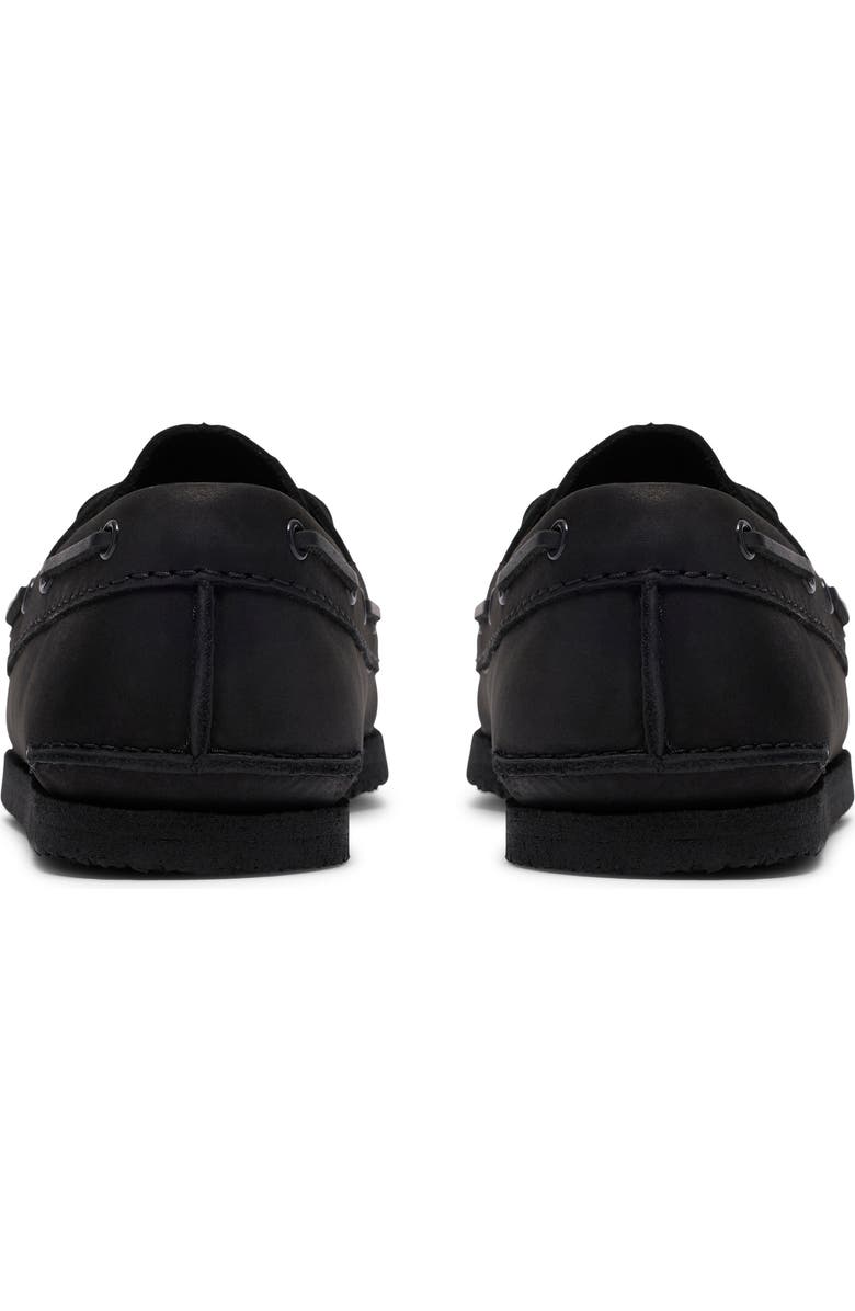 Clarks<sup>®</sup> Originals Godney Boat Shoe, Alternate, color, Black Leather