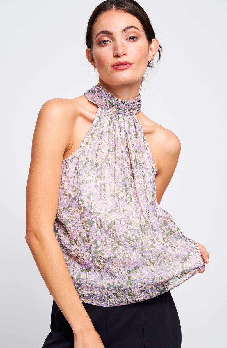 CIEBON Etna Halter Top, Alternate, color, Purple