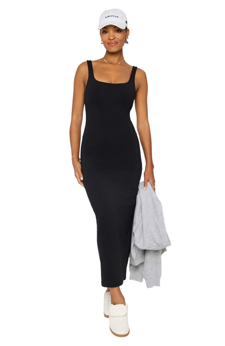 Fabletics PureLuxe Maxi Dress, Alternate, color, Black