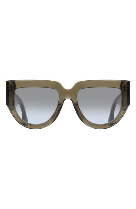 53mm Classic Logo Tea Cup Sunglasses