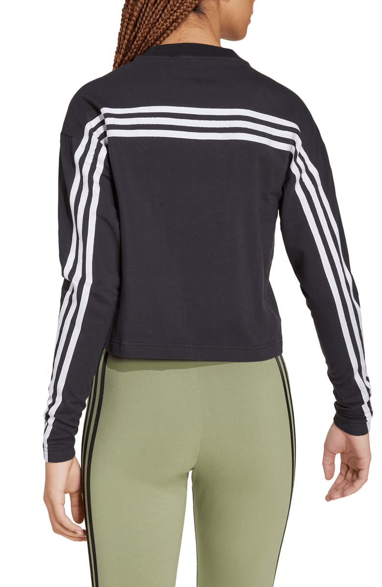 adidas Future Icons 3-Stripes Long Sleeve T-Shirt, Alternate, color,