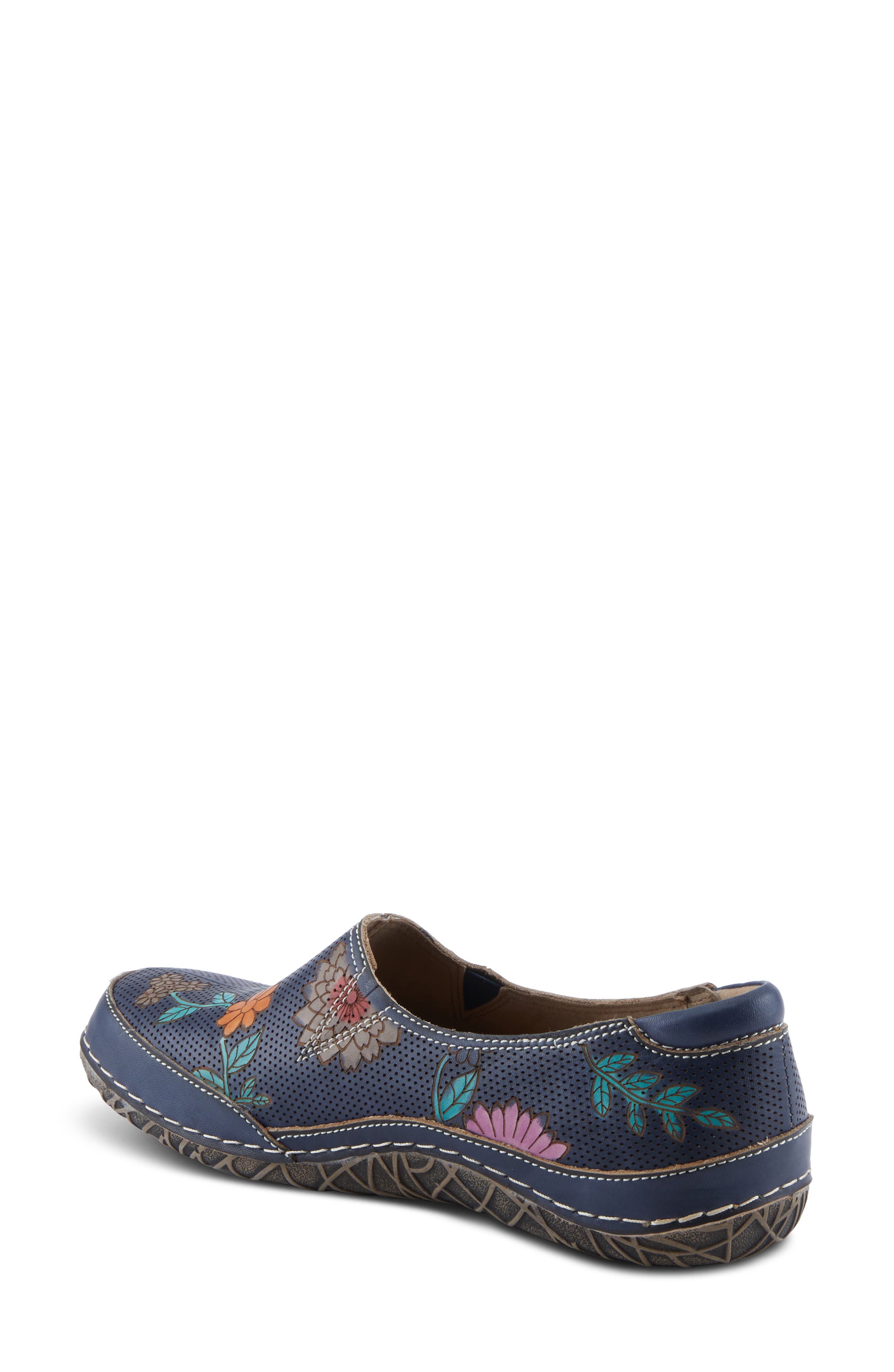 L'Artiste by Spring Step L'Artiste Libora Slip-On Flat, Alternate, color, Navy Multi