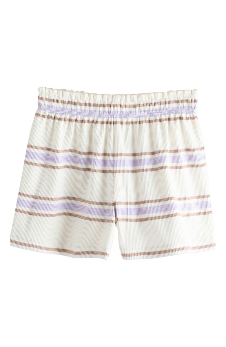 NEXT 5-Pack Stretch Cotton Frill Hem Shorts, Alternate, color, Neutral