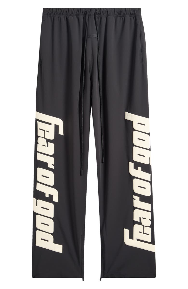 Fear of God Essentials x MLB Relaxed Track Pants, Alternate, color, Black