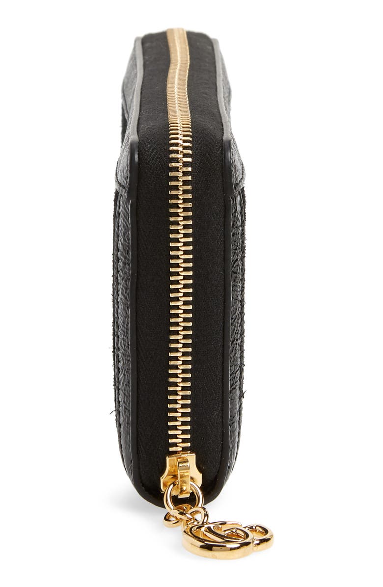 Gucci Ophidia Suede Zip-Around Wallet, Alternate, color,