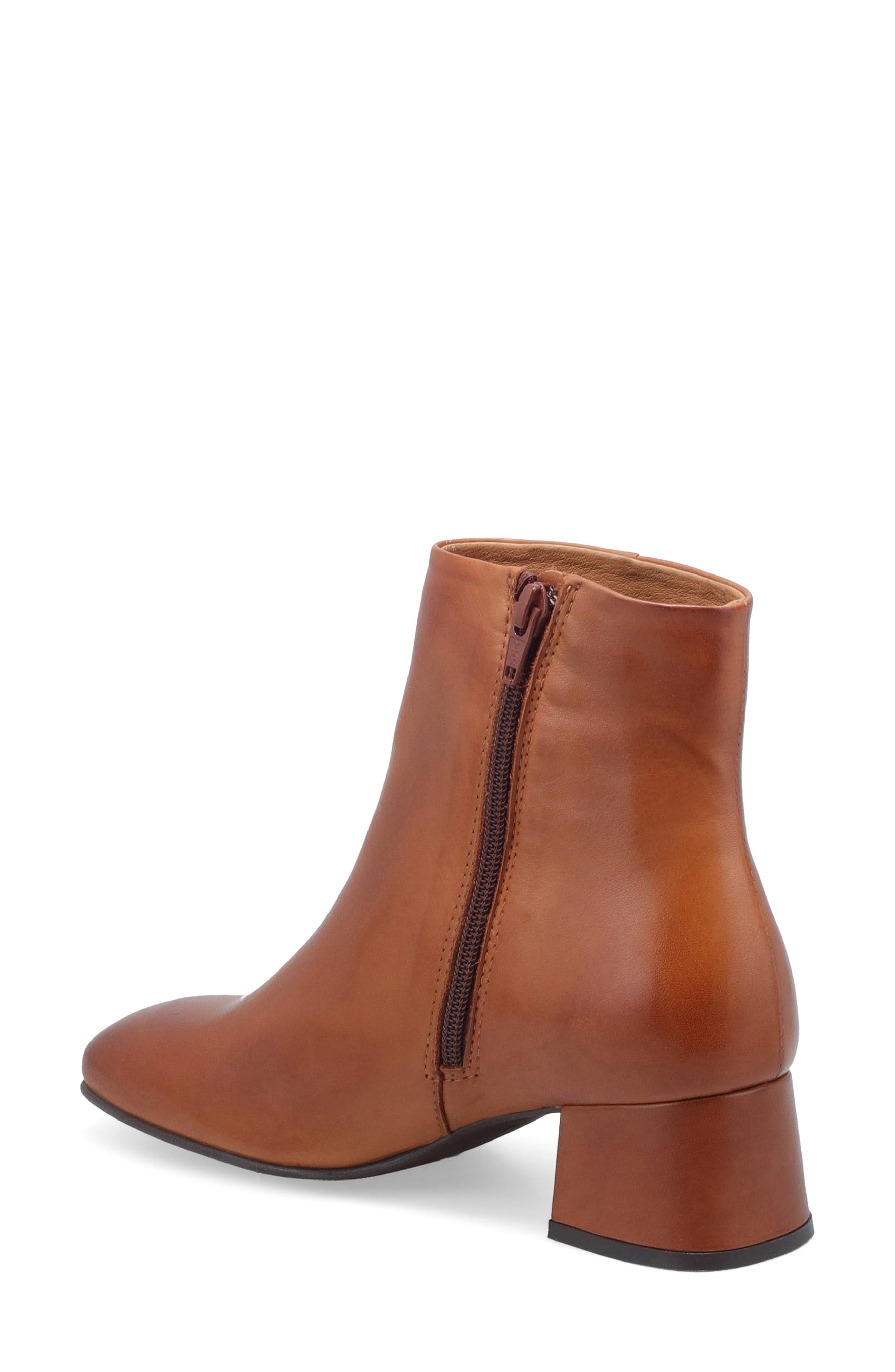 Garin Bootie, Alternate, color, BRANDY