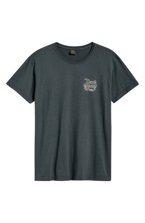 Dark Seas Lagoon Cotton Graphic T-shirt In Gray