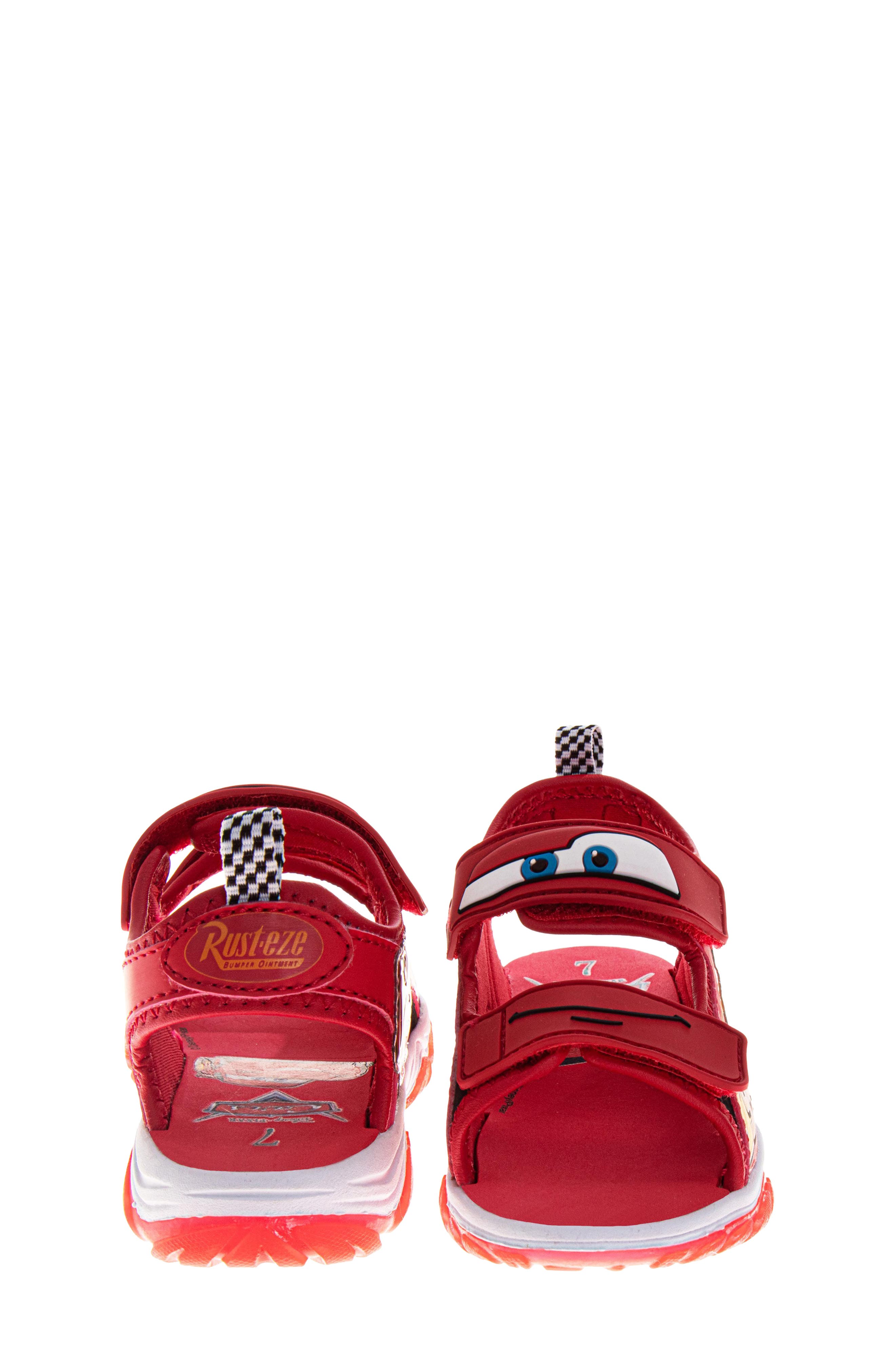 Kids' Disney® Pixar® Cars Sandal, Alternate, color, RED