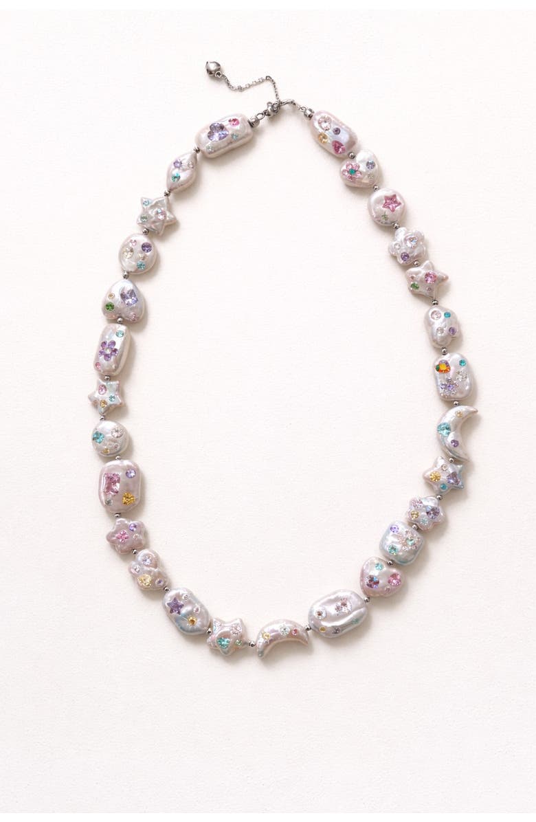 Adorn by Alexandra Riley The Celestial Garden Pearl Necklace, Main, color, Freshwater Pearl