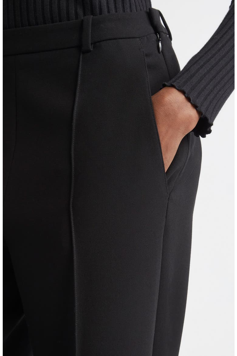 High Waist Wide Leg Pants, Alternate, color, BLACK