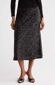 Araminta Sequin Midi Skirt