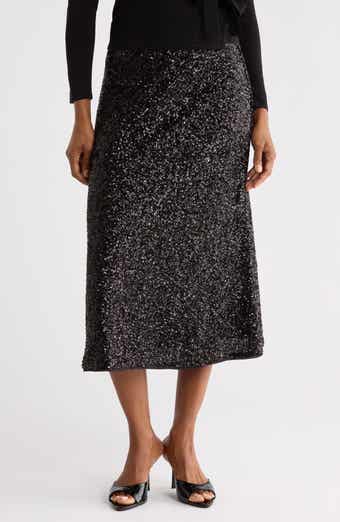 Araminta Sequin Midi Skirt