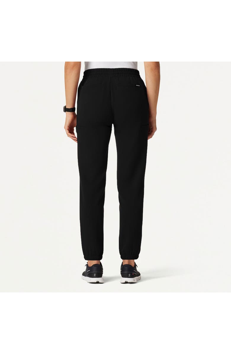 JAANUU Jace Women's 7-Pocket Skinny Scrub Jogger, Alternate, color, Black