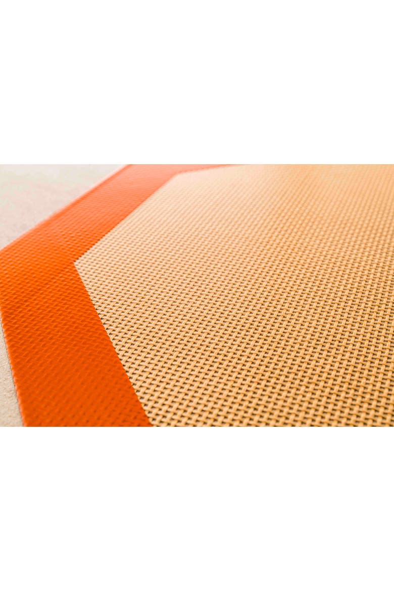 Non-Stick Silicone Microwave Baking Mat, 10.25-Inch, Octagon, Alternate, color, Orange