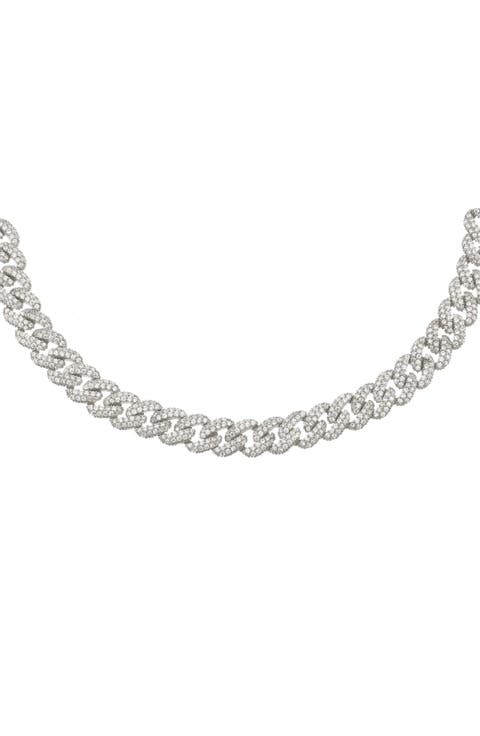 Pavé Chain Link Choker