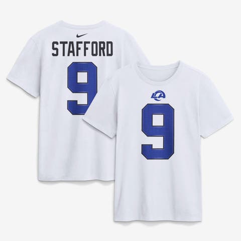 Men's Nike Matthew Stafford Los Angeles Rams Fearsome White Name & Number T-Shirt