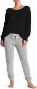 THEO AND SPENCE Yummy Pocket Brushed Knit Joggers