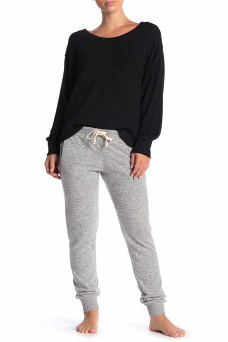 THEO AND SPENCE Yummy Pocket Brushed Knit Joggers