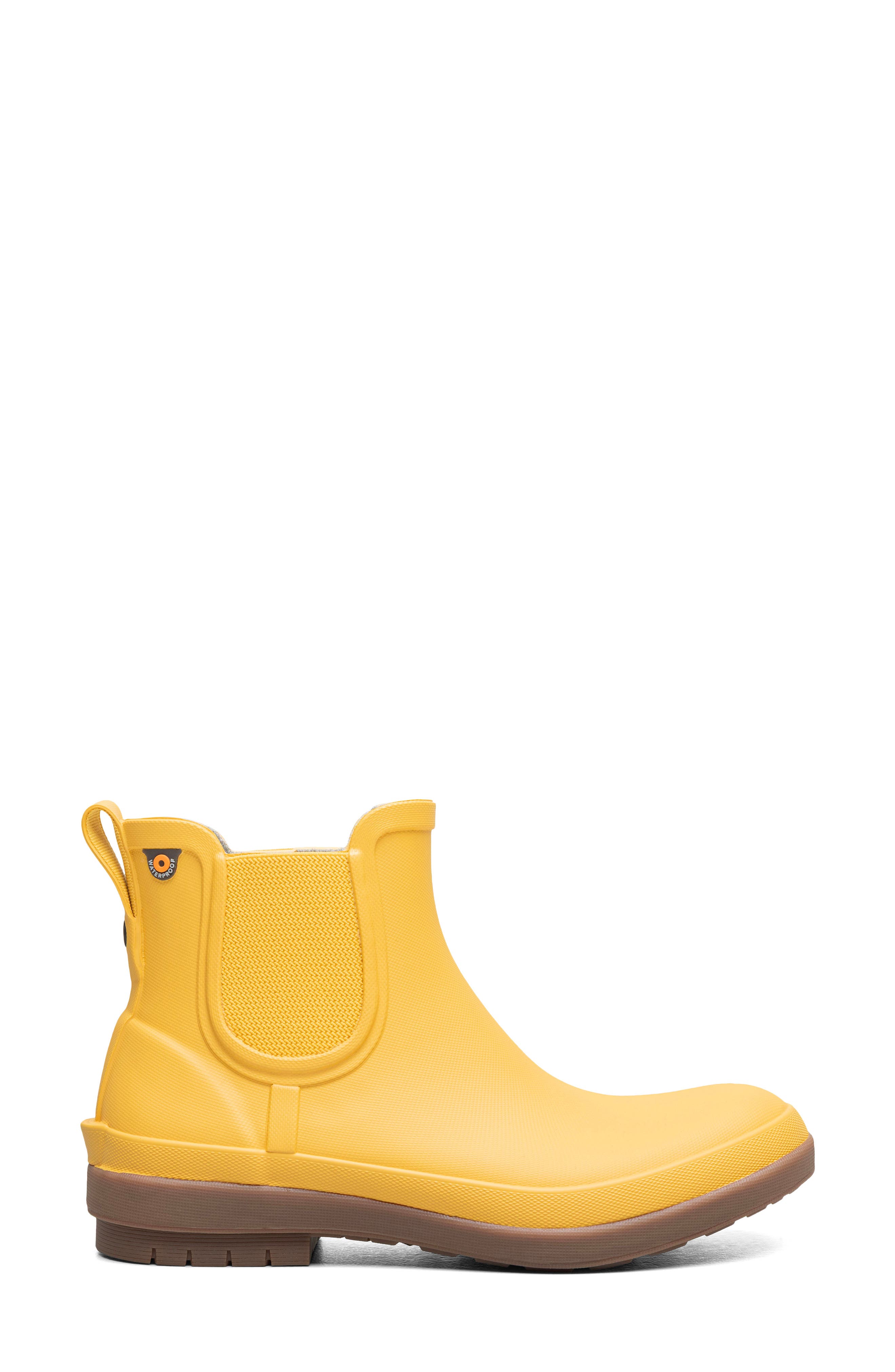 Amanda II Waterproof Insulated Chelsea Rain Boot, Alternate, color, MUSTARD
