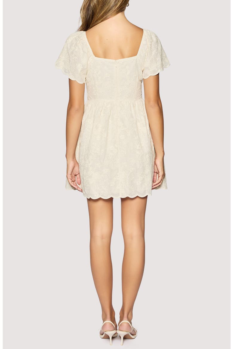 Springtime Charm Minidress, Alternate, color, CREAM