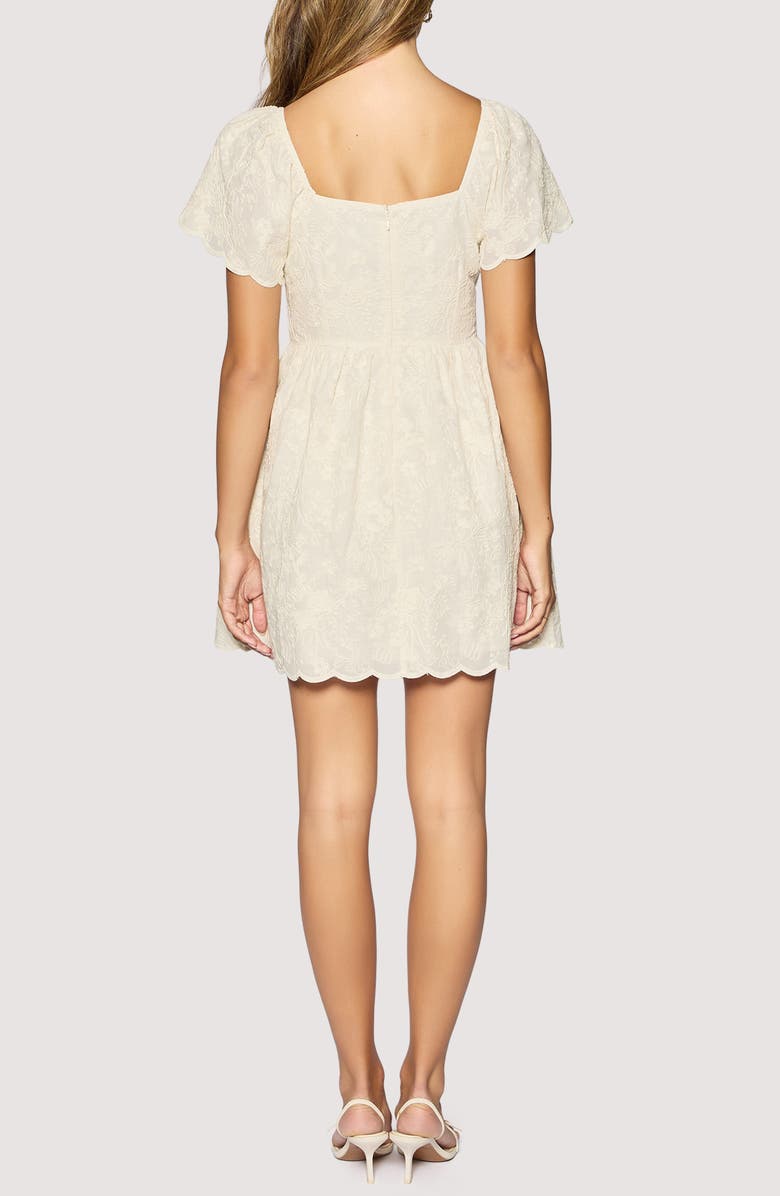Lost + Wander Springtime Charm Minidress, Alternate, color, Cream