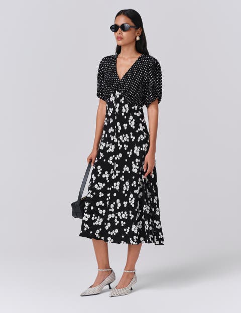 Lulu V-Neck Midi Dress