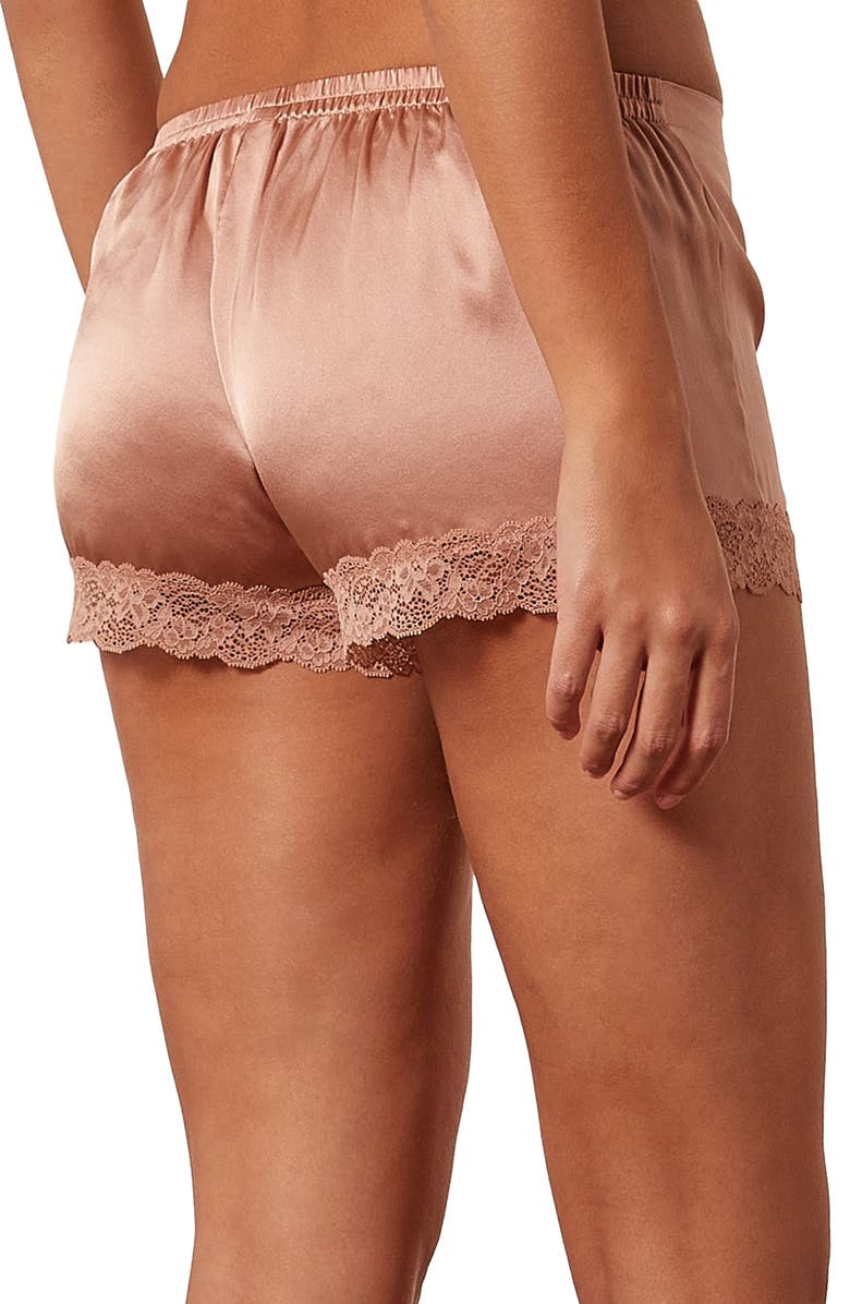 Etam Milky Silk Pajama Shorts, Alternate, color, 