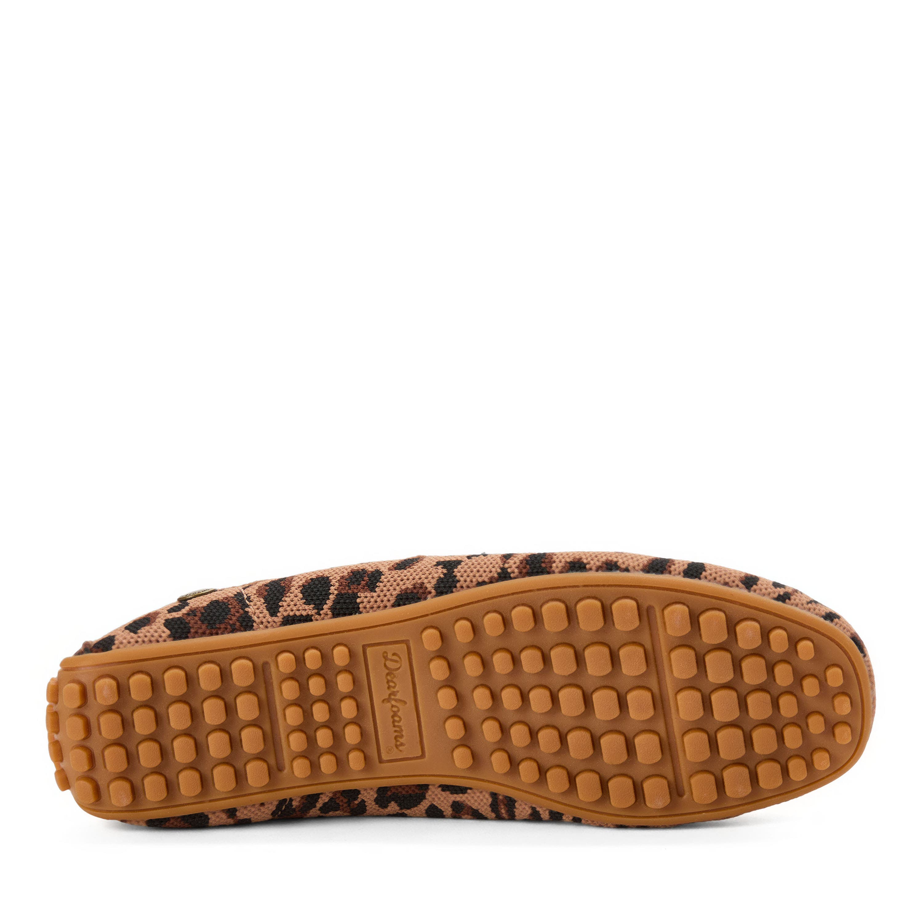 Hazel Stretch Knit Driving Loafer Slipper, Alternate, color, LEOPARD