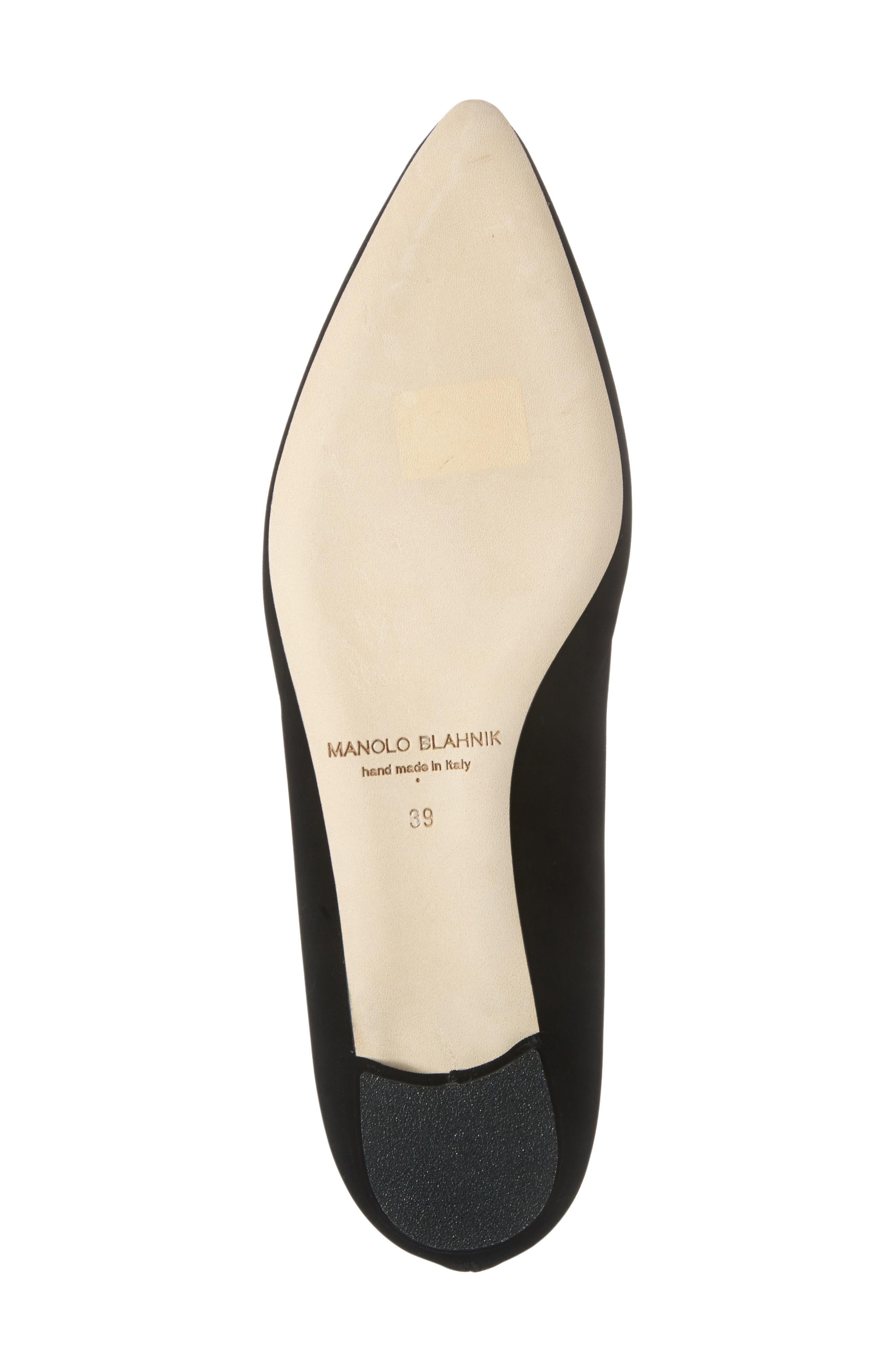 Hangisi Pointed Toe Flat, Alternate, color, BLACK VELVET